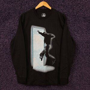 Kid Cudi Free Album Smoke Oversized Long Sleeve T-Shirt M
